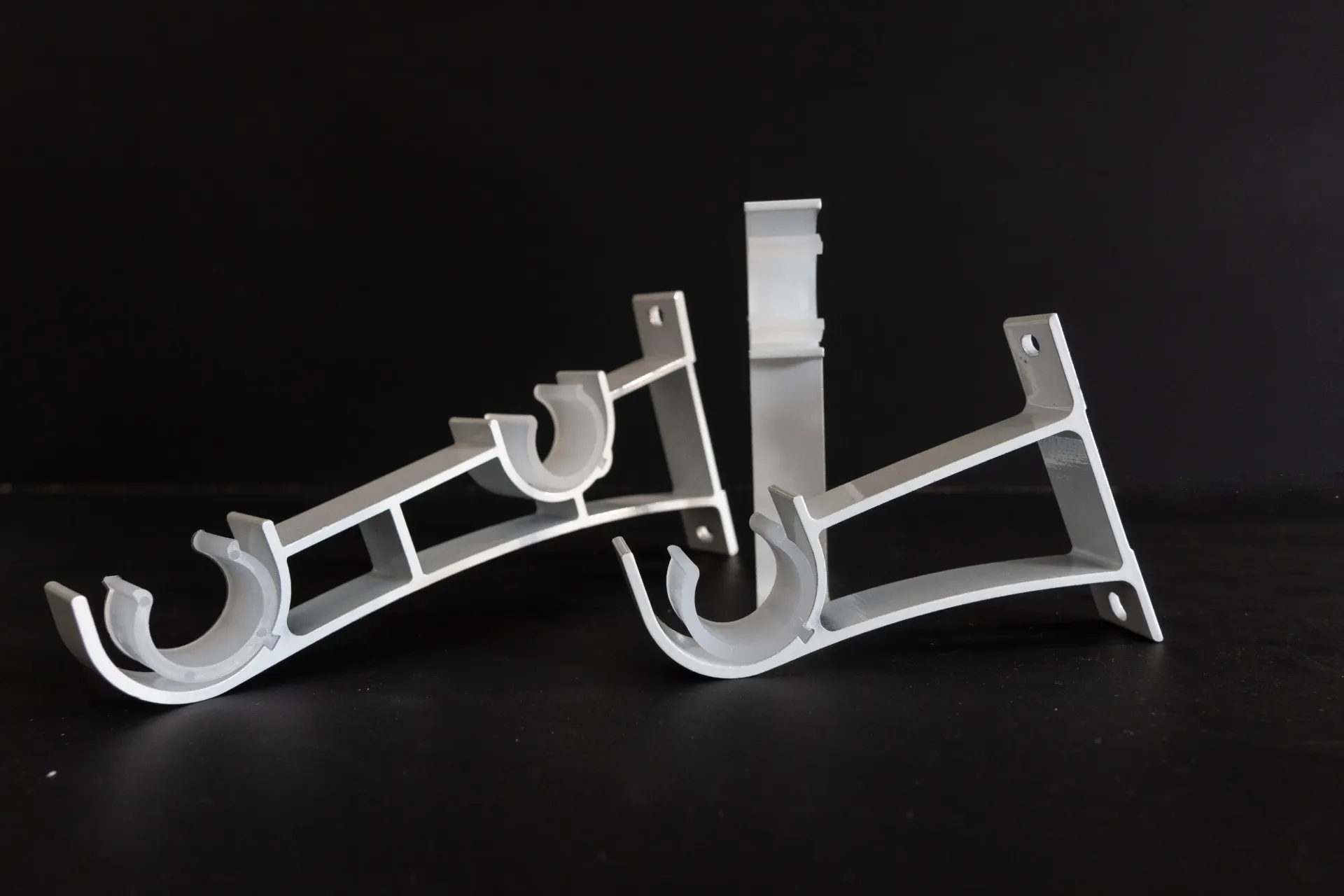 Soporte Doble para Barral (Blanco)